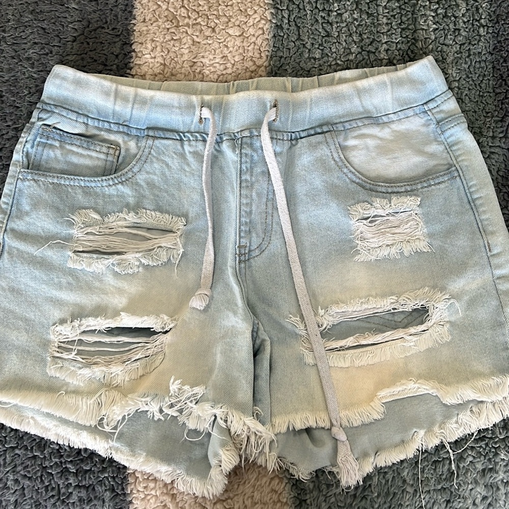 YMI Women’s High Rise Jean Shorts
